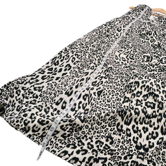 NWT America and Beyond animal print sheer maxi dress size large - Picture 7 of 9